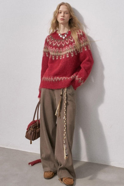 Festive Fair Isle Sweater