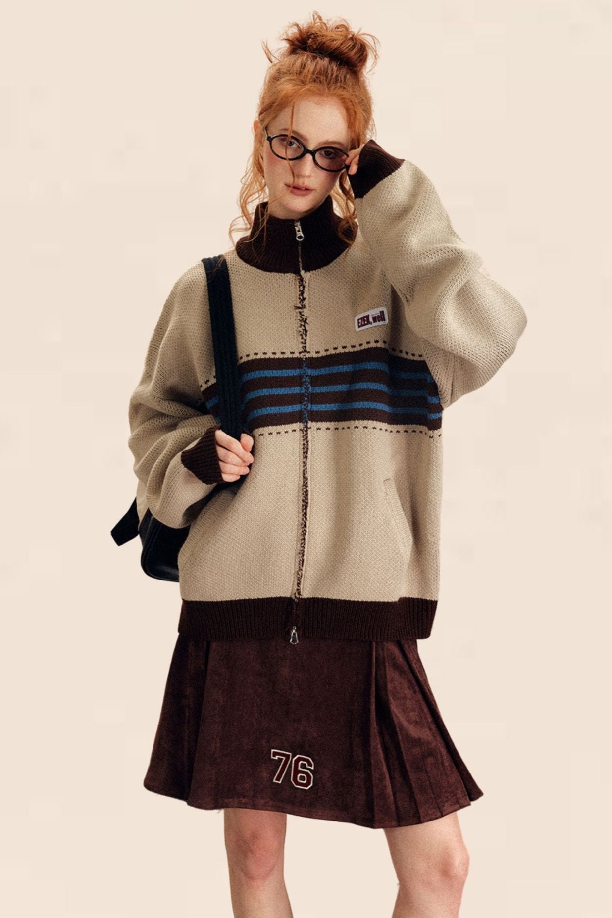 Winter Long-Sleeve Casual Sweater Coat