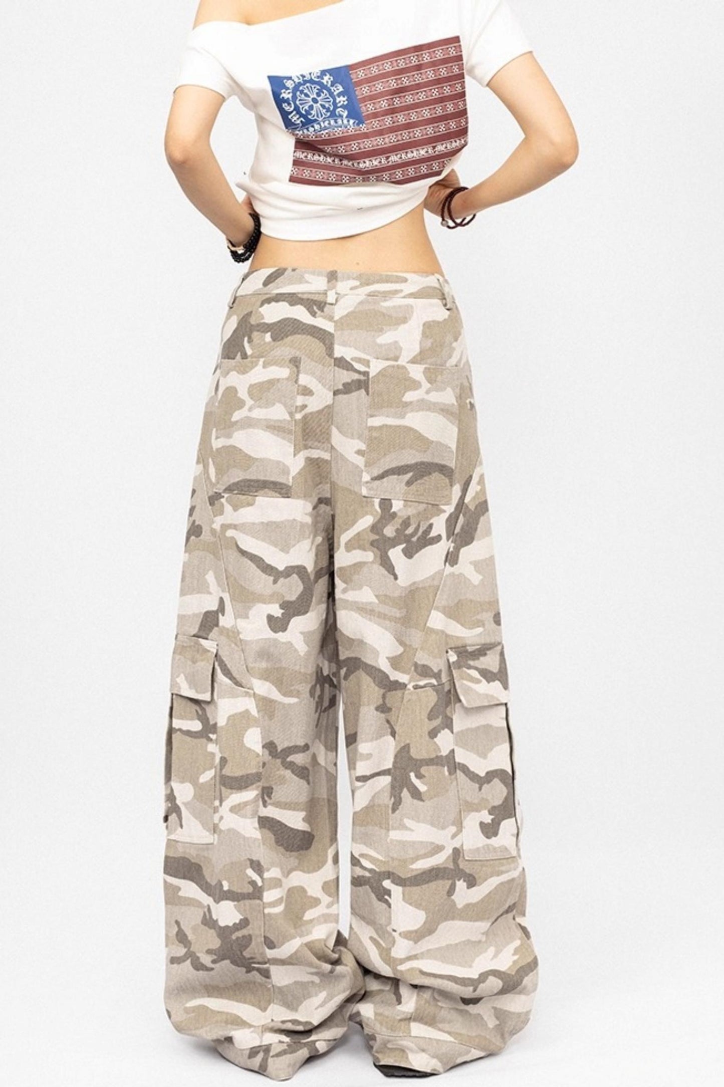 Pantalon cargo camouflage américain