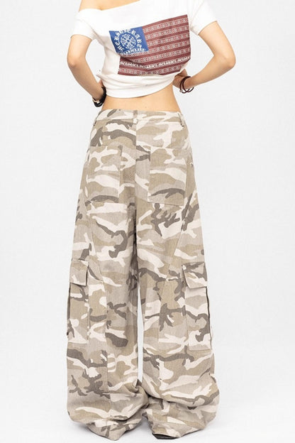 Pantalon cargo camouflage américain