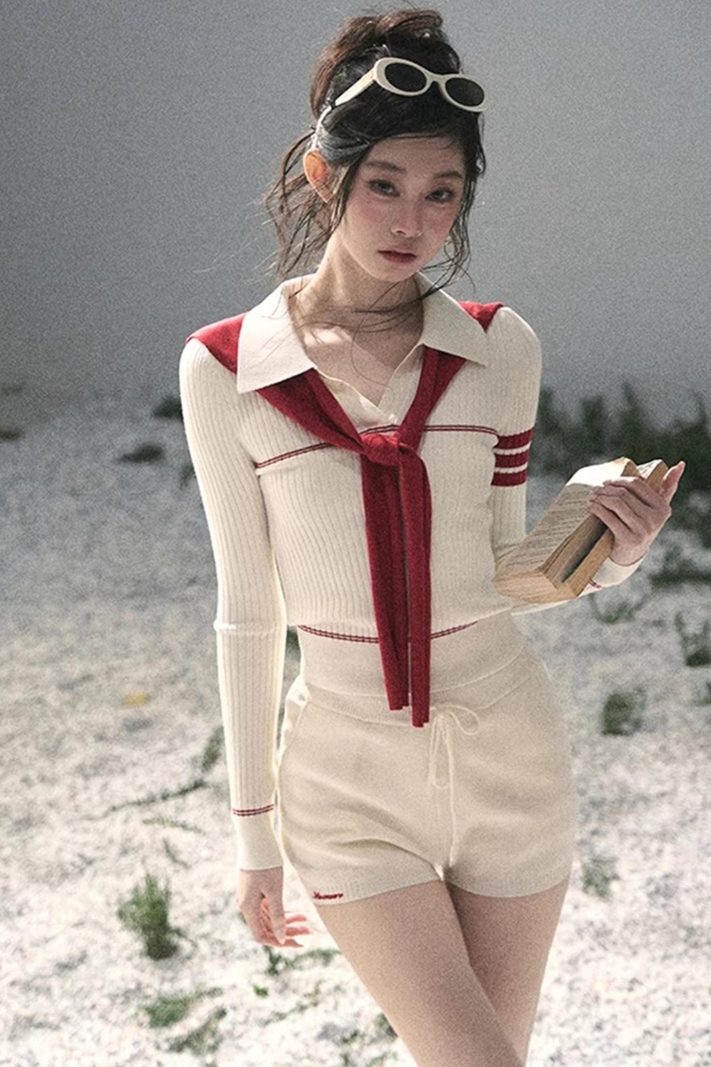 Delhi College Knit Top Set