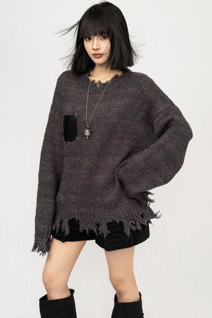 American Retro Fringe Sweater