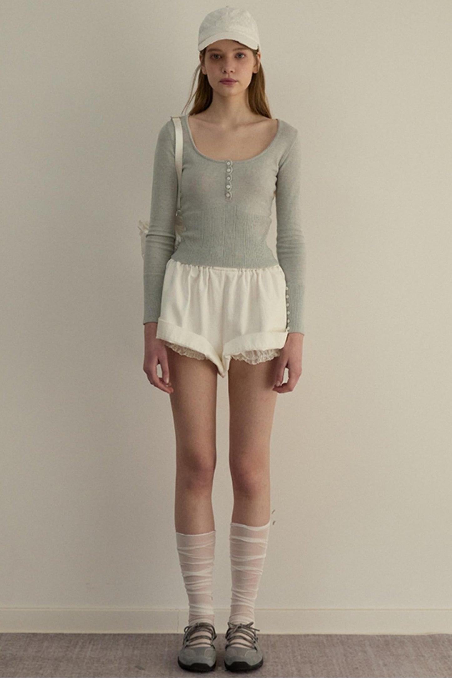 Chill White High-Waist Pants