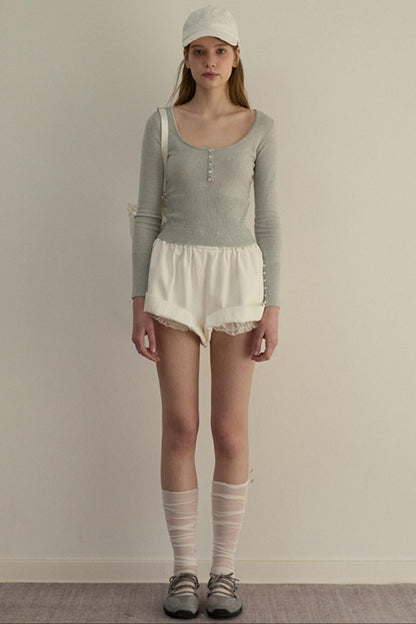 Chill White High-Waist Pants