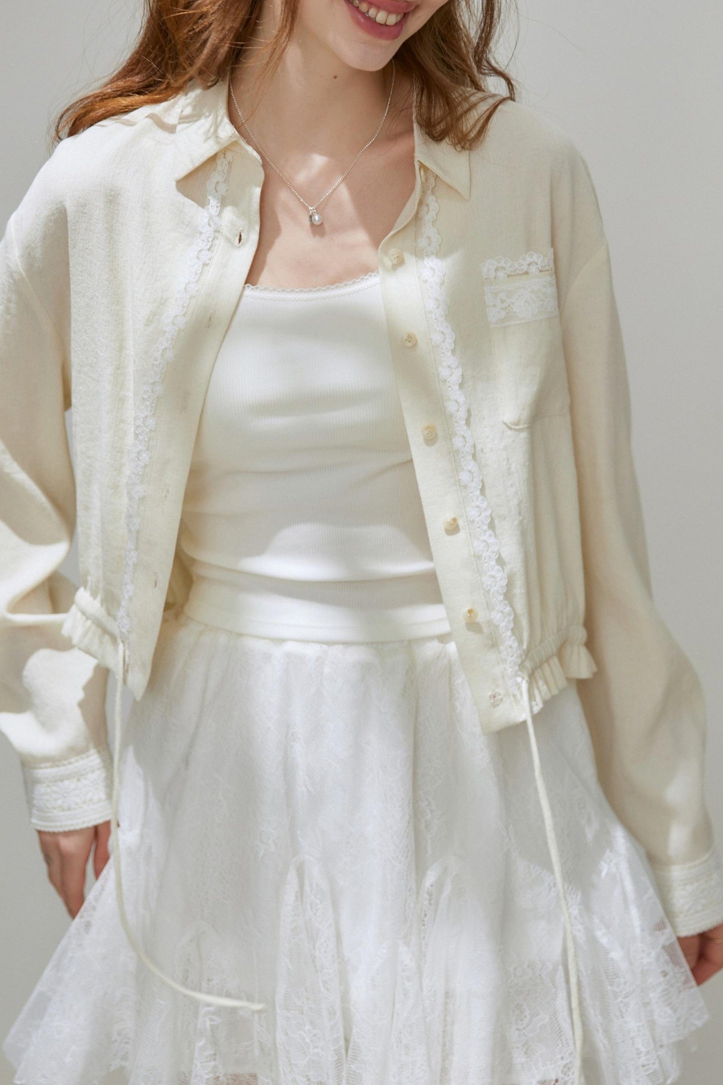 Fall Lace Commuter Shirt