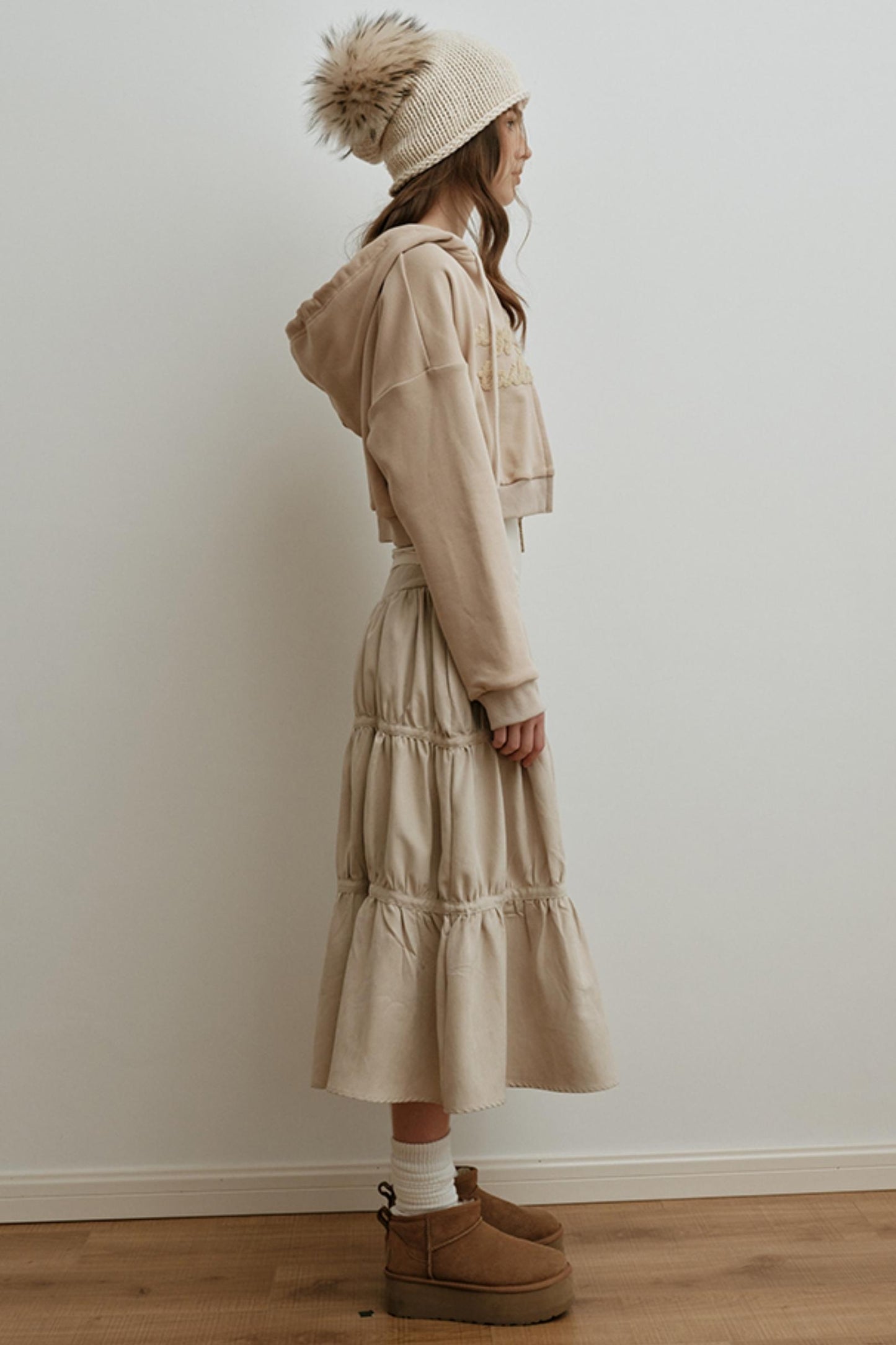 Embroidered High-Density Hooded Jacket