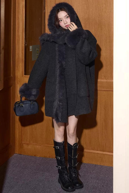 Thousand-Golden-Wind Woolen Coat