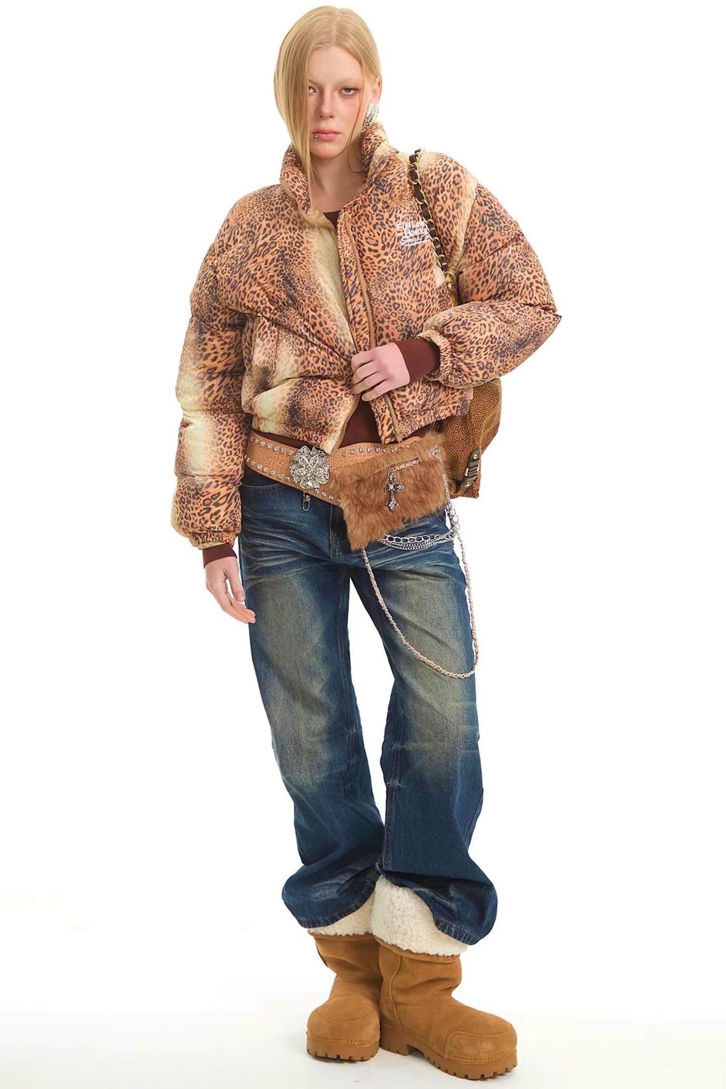 Retro Leopard Cotton Jacket