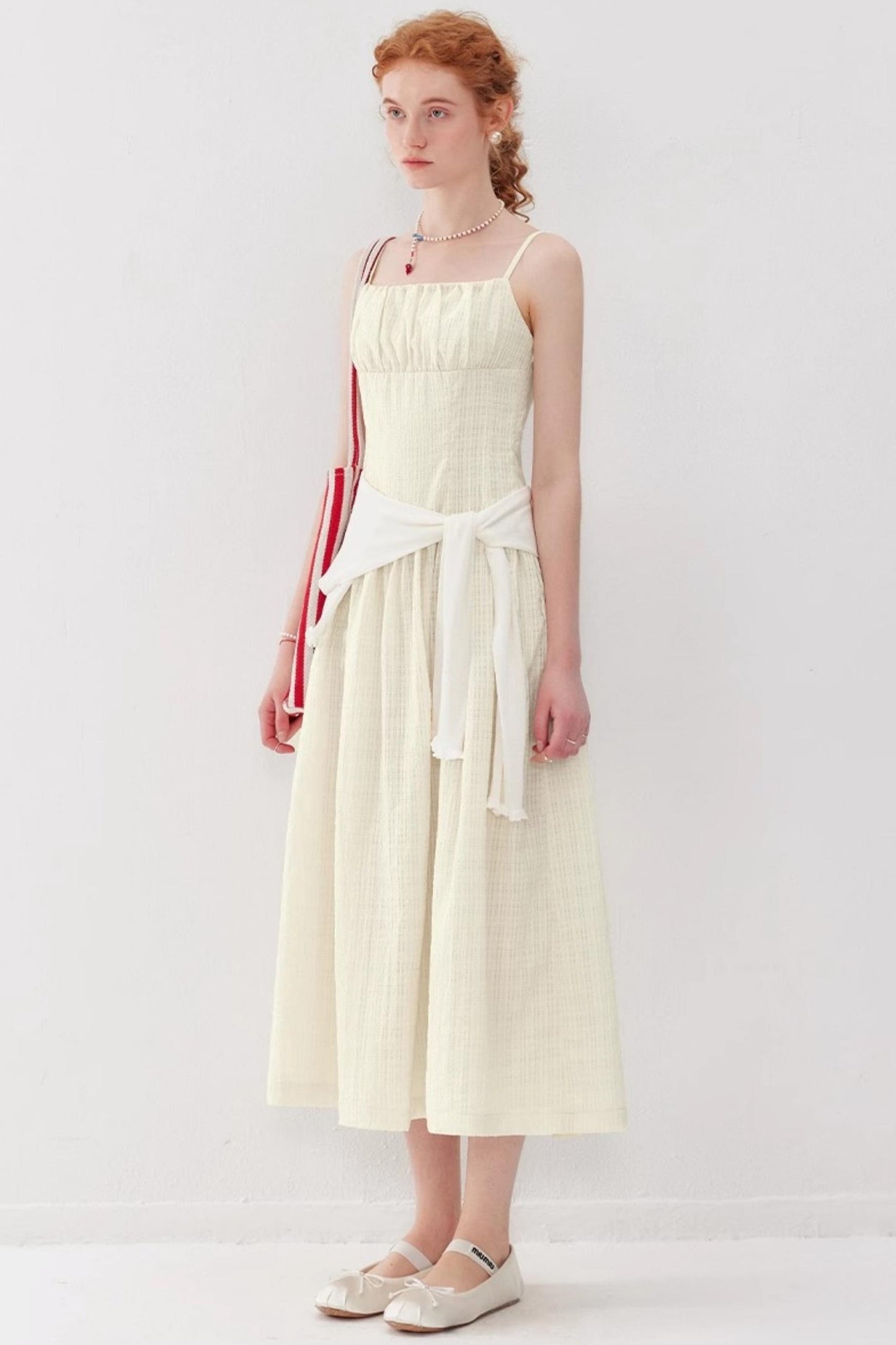 Halter Mullet Dress Cardigan Set-Up