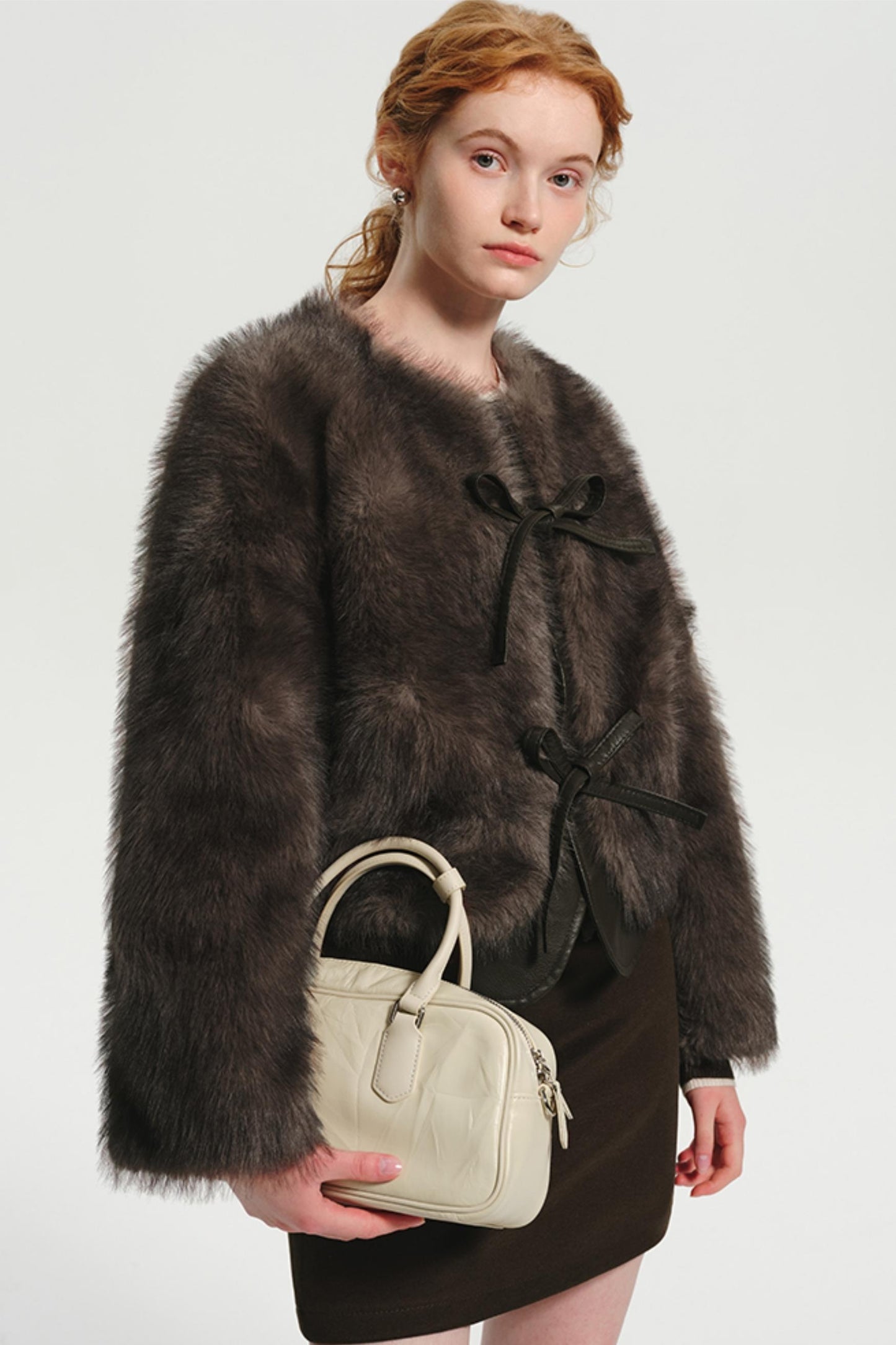 Luxury Fur Slim Winter Short Coat