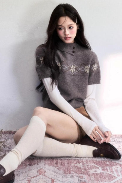 Vintage Fair Isle Knit Sweater