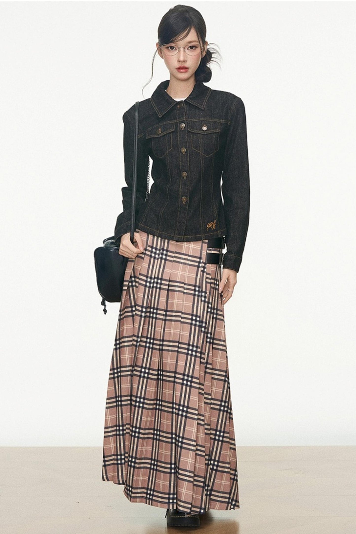 Denim Jacket Skirt Set-Up