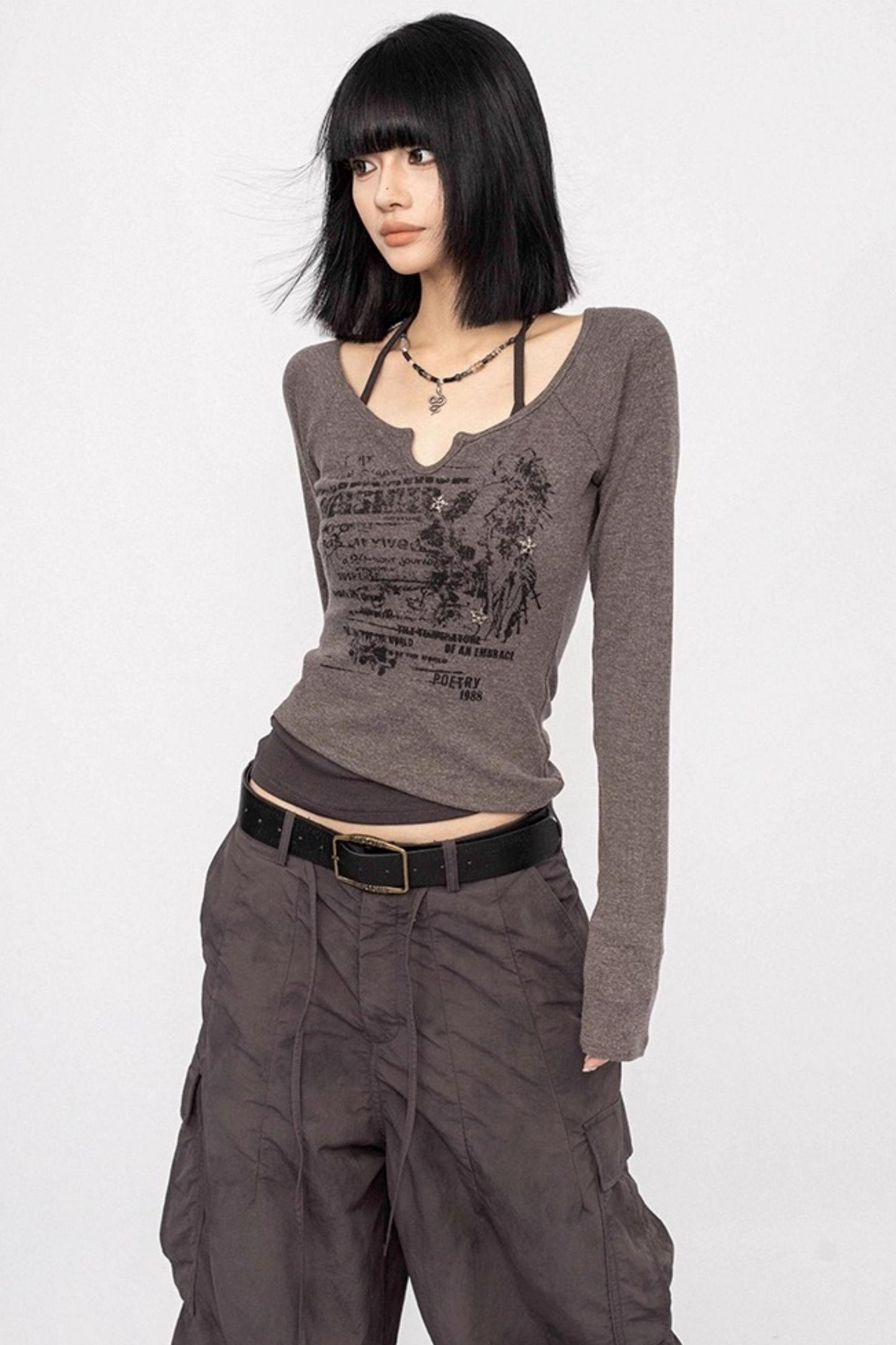 Autumn Halterneck Slim Top