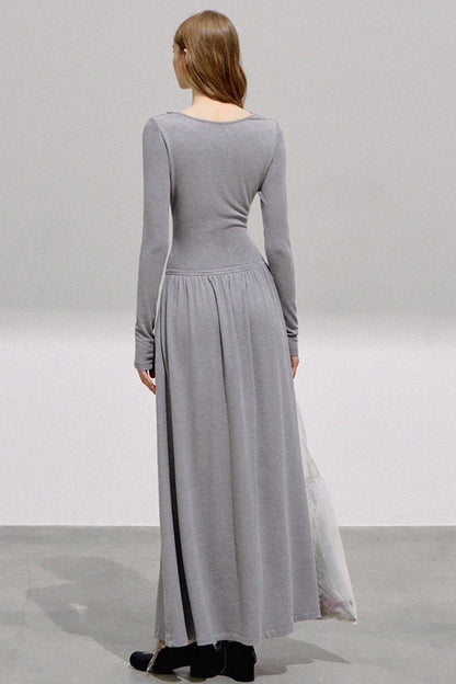 Gray Goddess Swing Dress