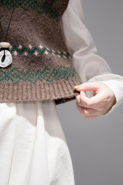 Efficiency Diamond Plaid Vest