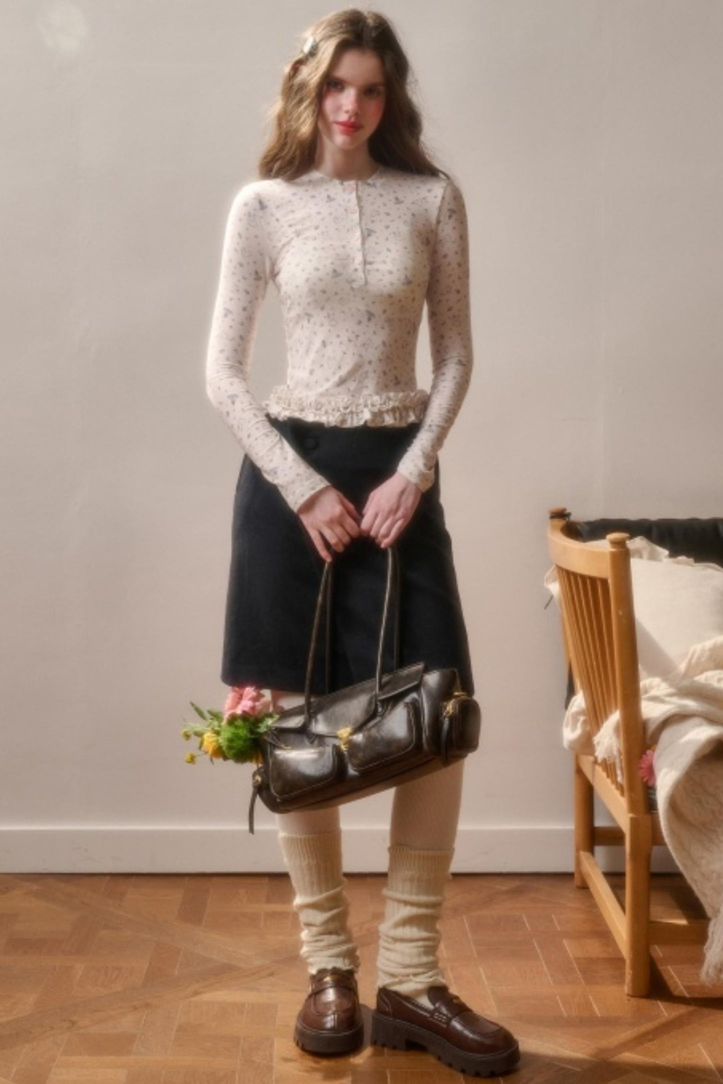 Fluffy Rabbit Lace Top