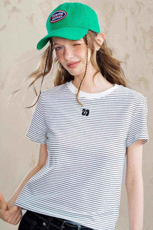 Square Striped Tee