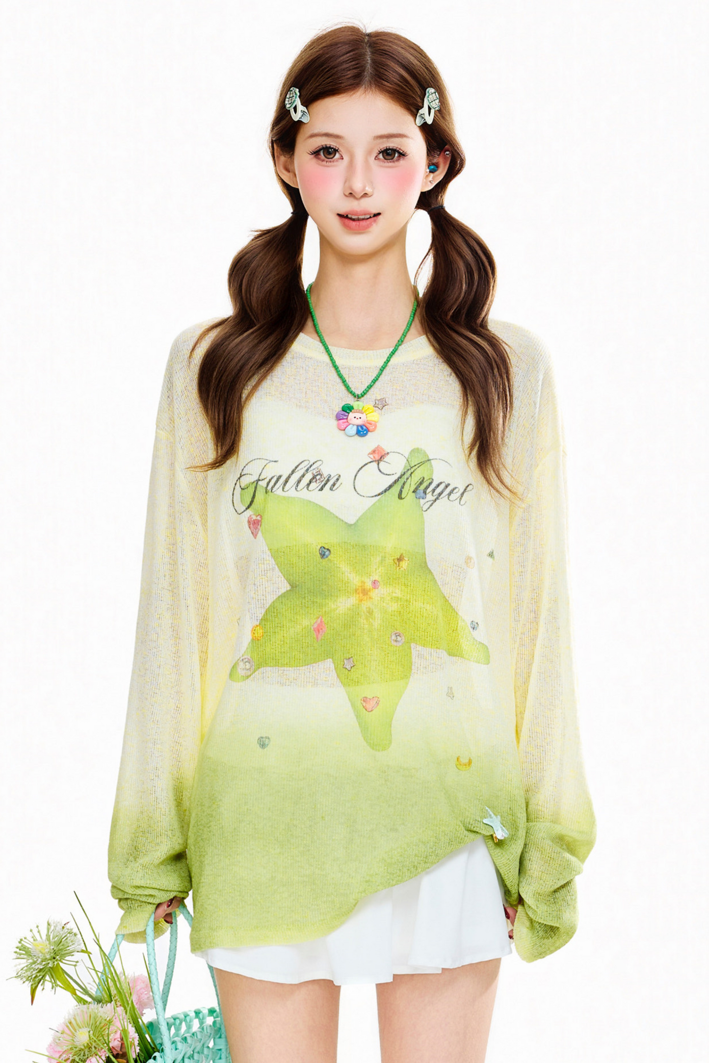 Cartoon Round-Neck Sweater