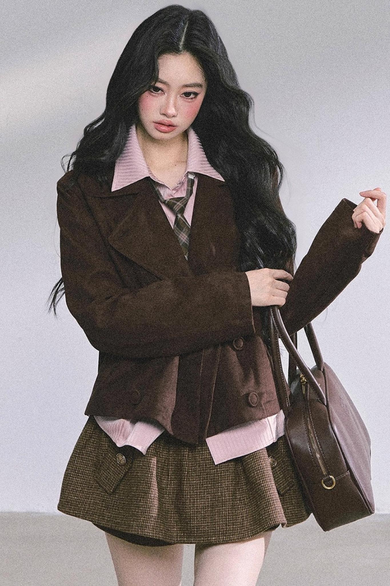 Autumn Collegiate Trench Coat