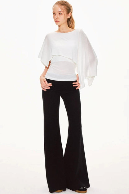 Tencel Cape Sleeve Vest