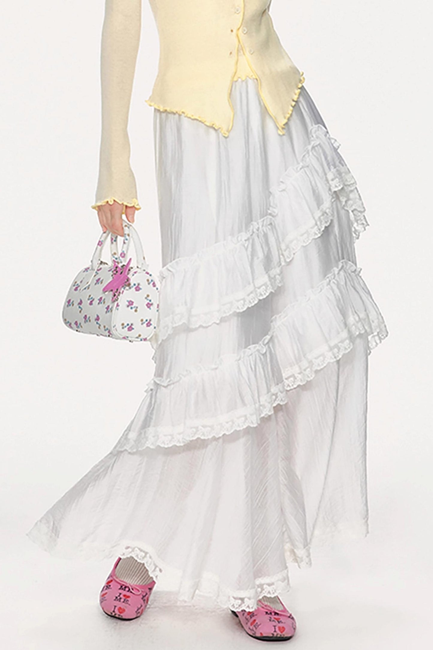 Romantic Lace Maxi Skirt