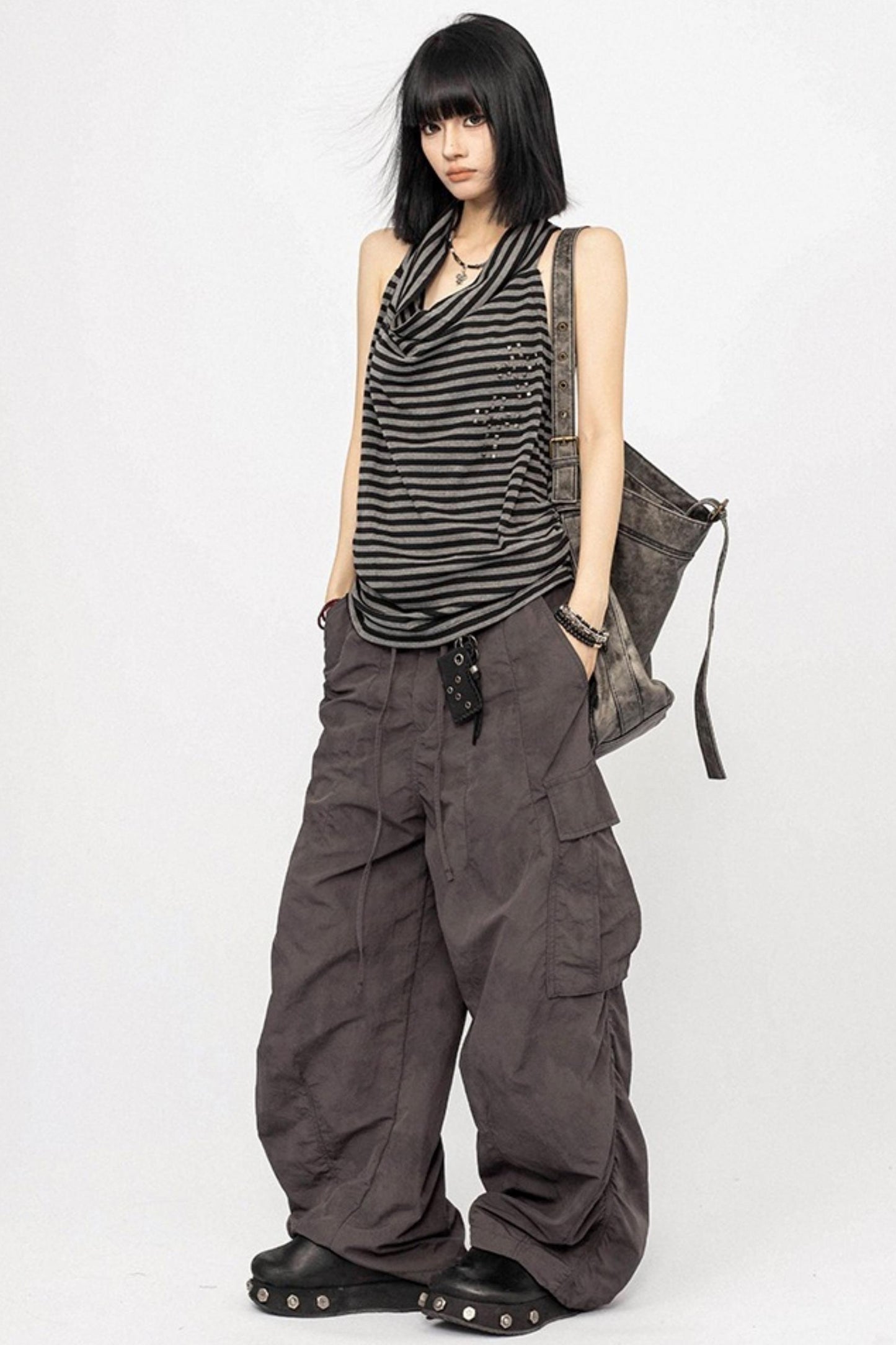 Swing Collar Halterneck Camisole