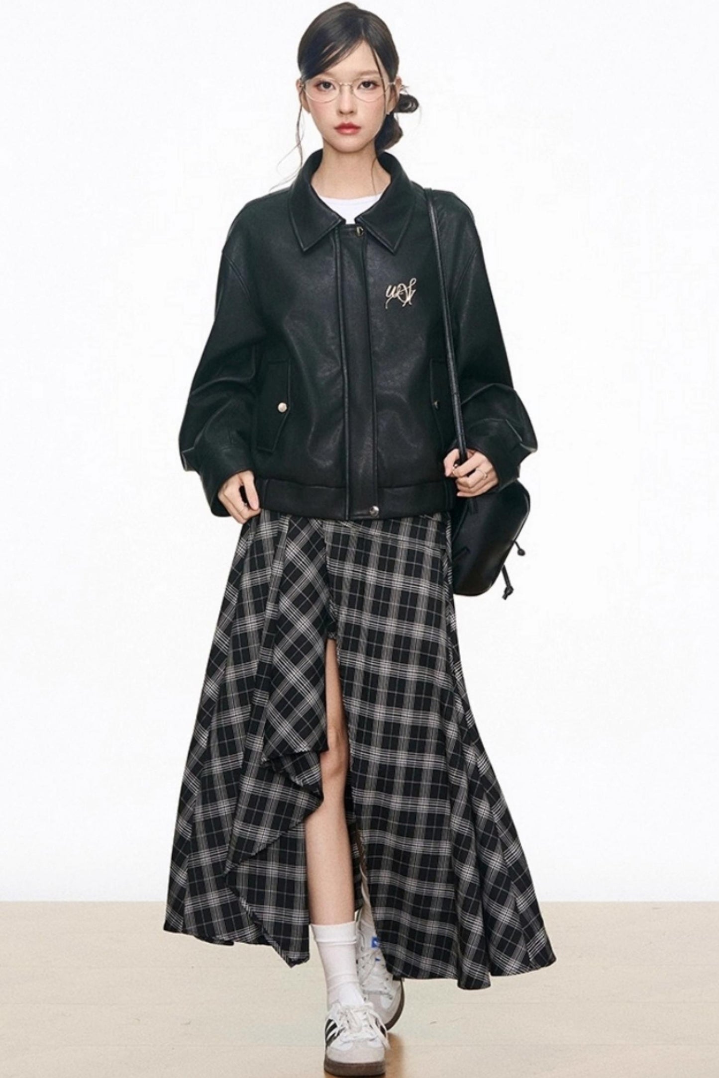 Black Leather Jacket Set-Up