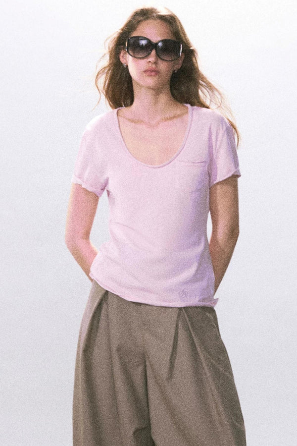 Old Money U-Neck Top