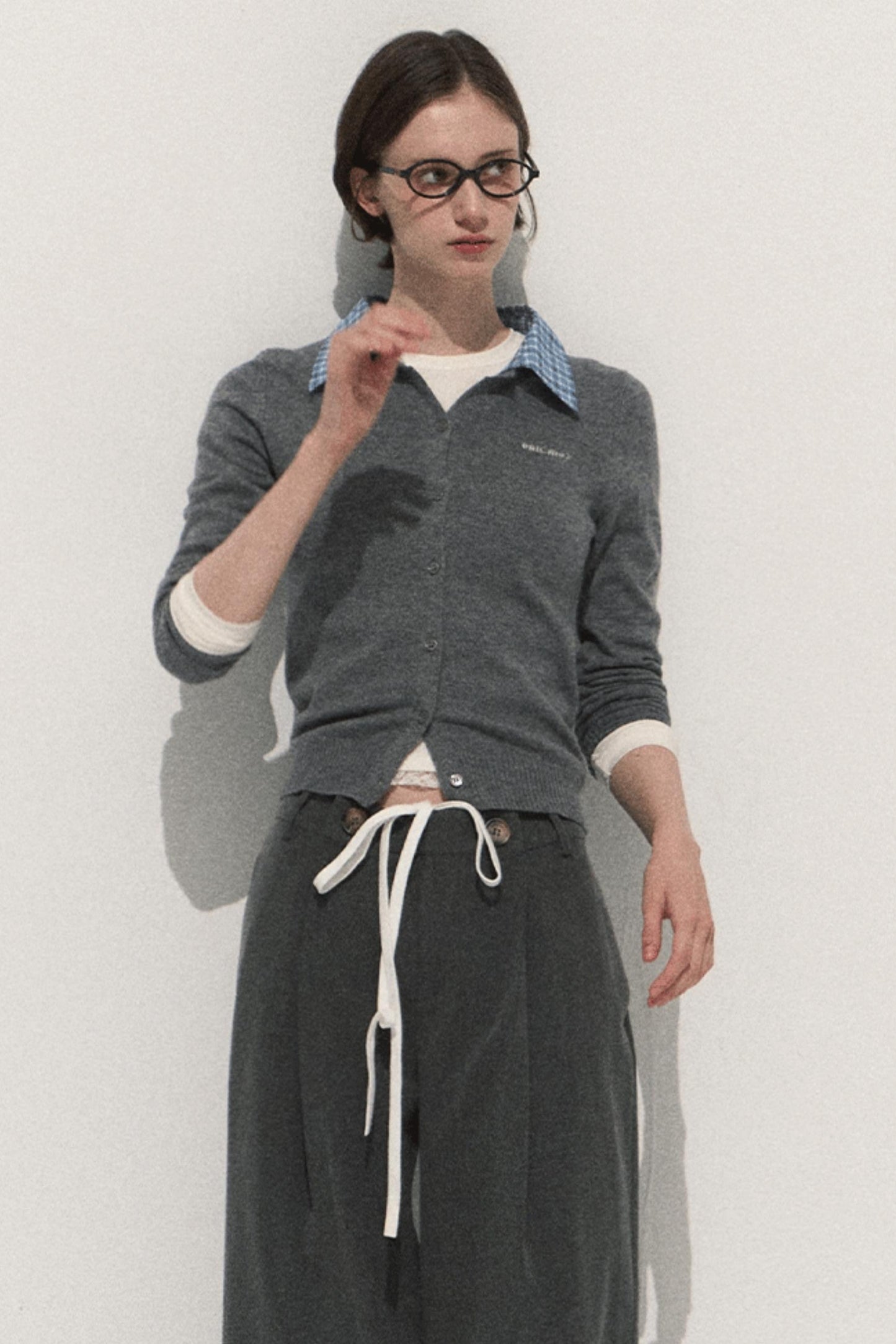 Slim Fit Wool Knit Top