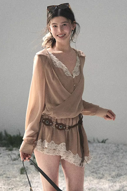 French-Style Lace Dress