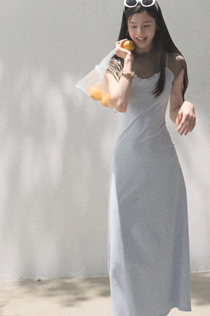 Waist-Cinching Crocodile Dress