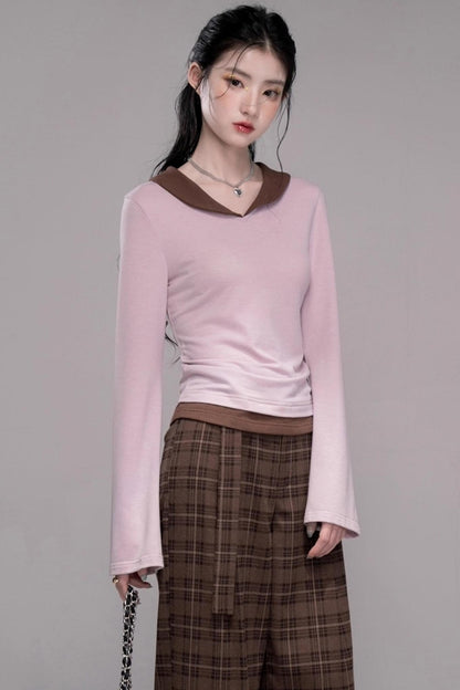 Glutinous Cinnamon Tea Powder Slim Knitwear