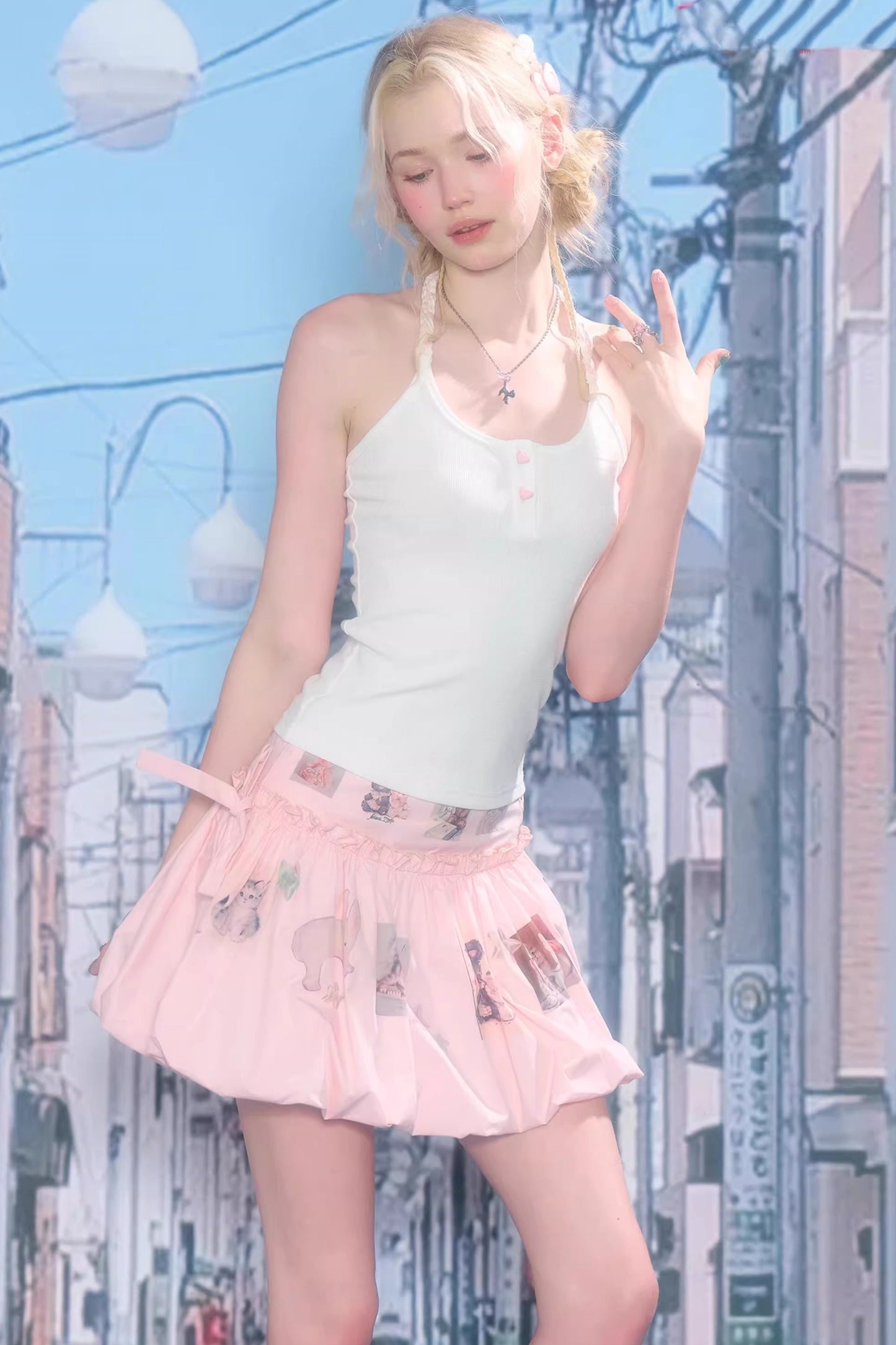 Braided Sunlight Halter Top