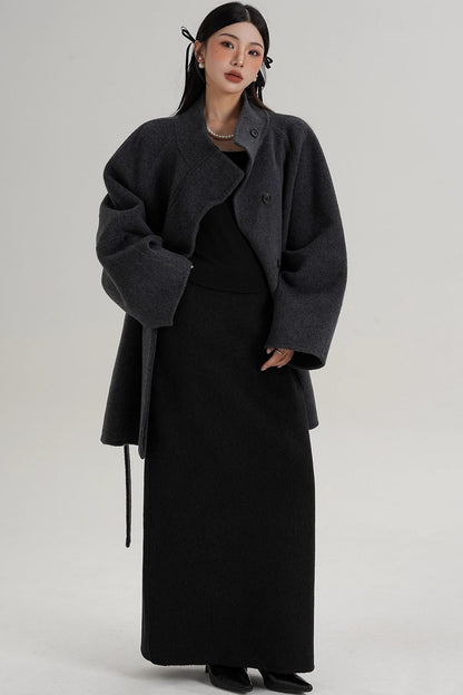 Elegant Wool Pencil Skirt