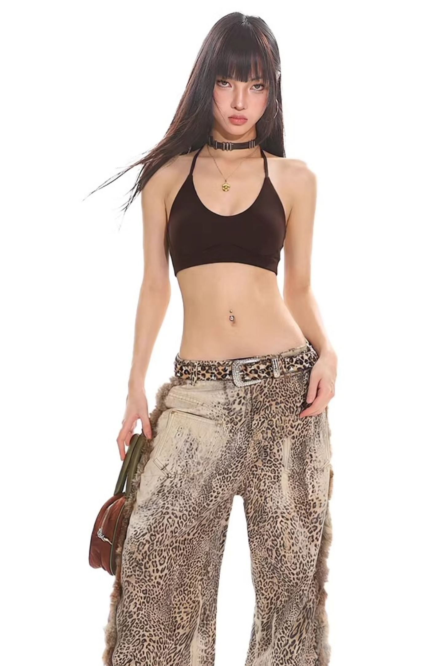 Polka Dot Halter Neck Top