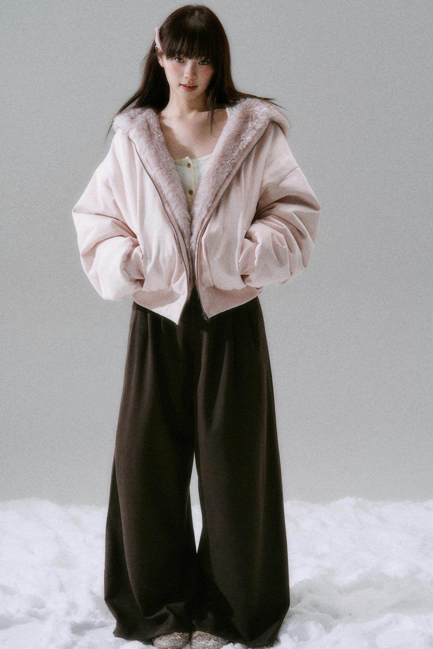 Casual Plush Reversible Jacket