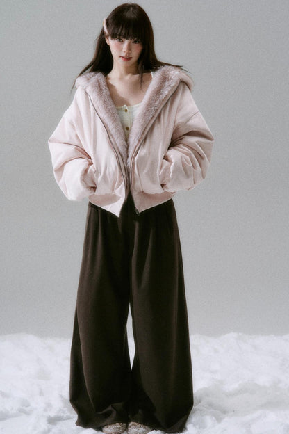 Casual Plush Reversible Jacket