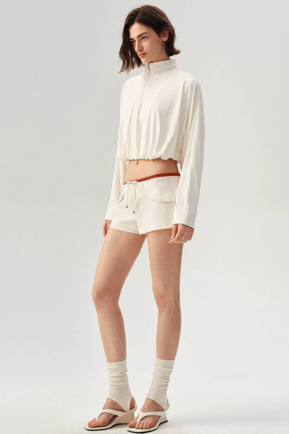 Minimalist Pleated Lightweight Top
