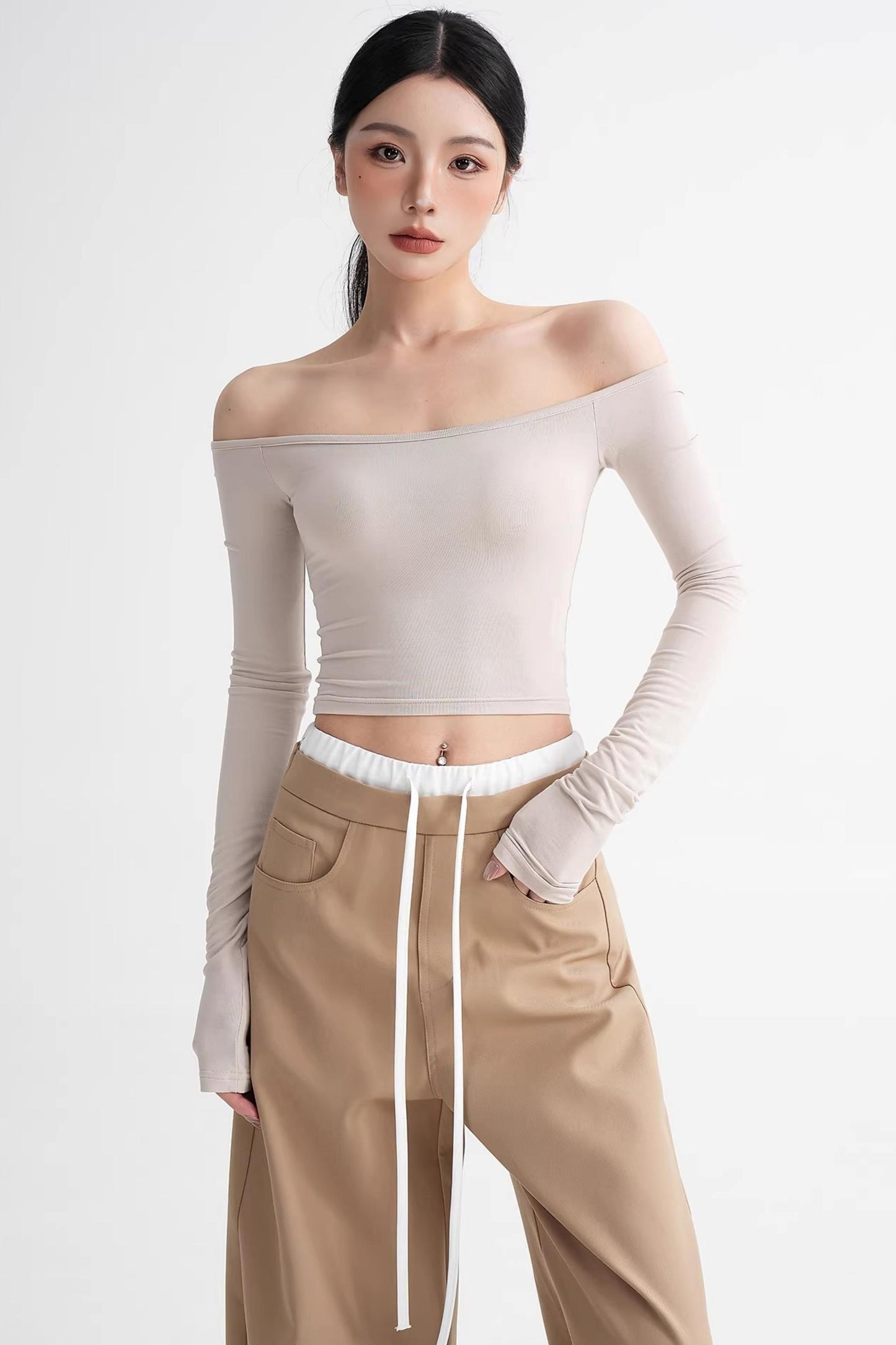 Tencel Modal Off-Shoulder Top