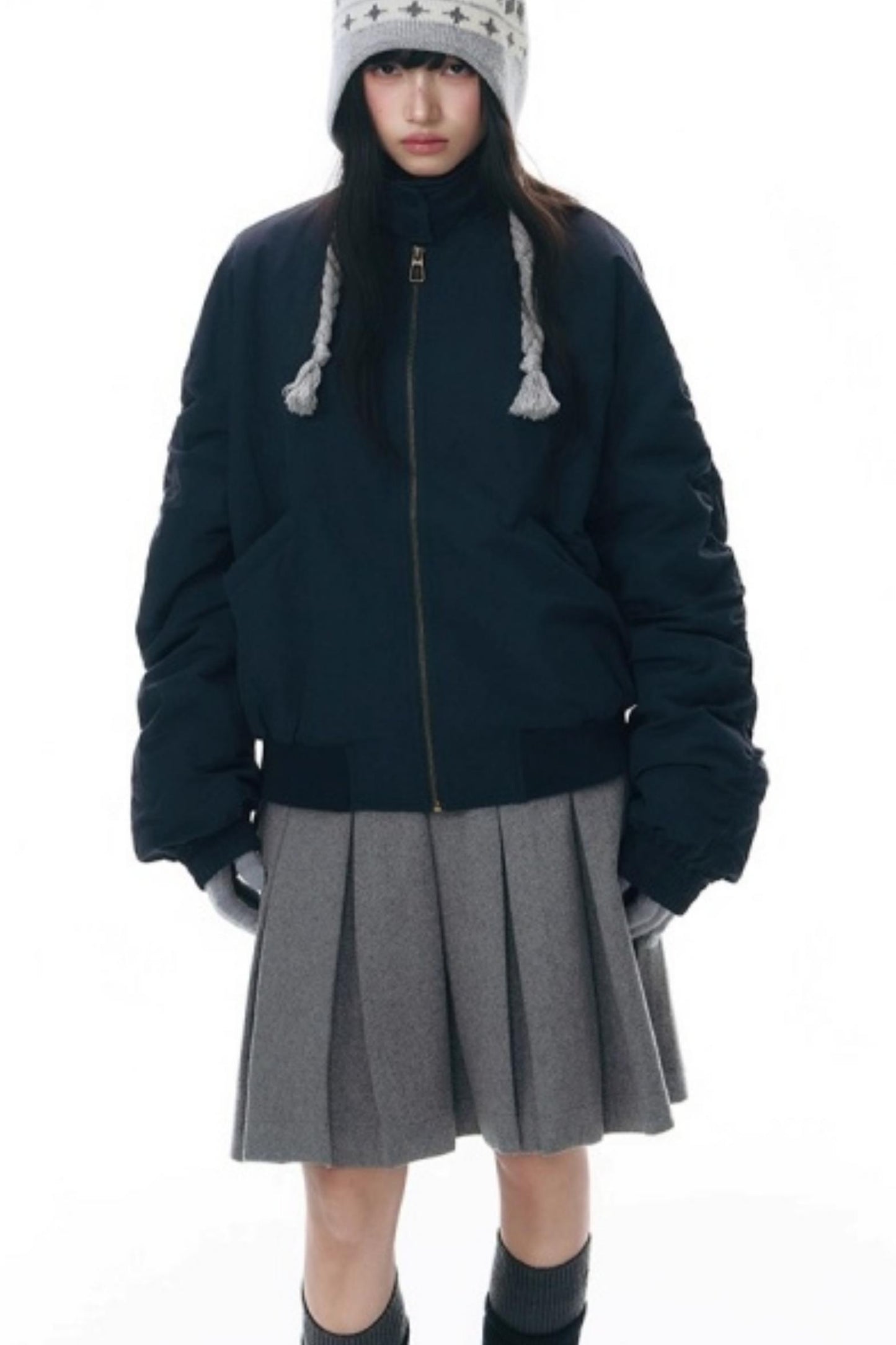 Warm Cotton Retro Stand-Up Jacket