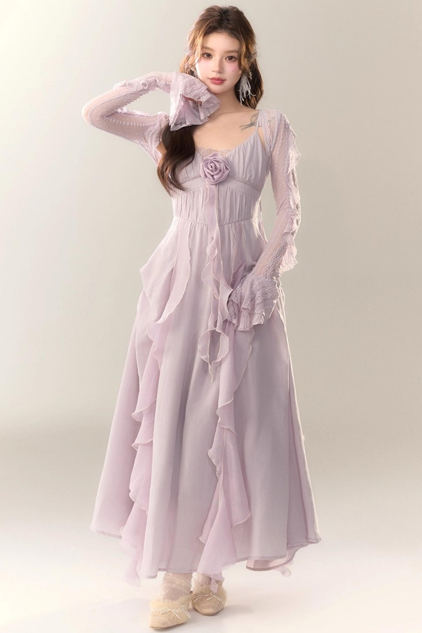 Manta Rose Suspender Dress