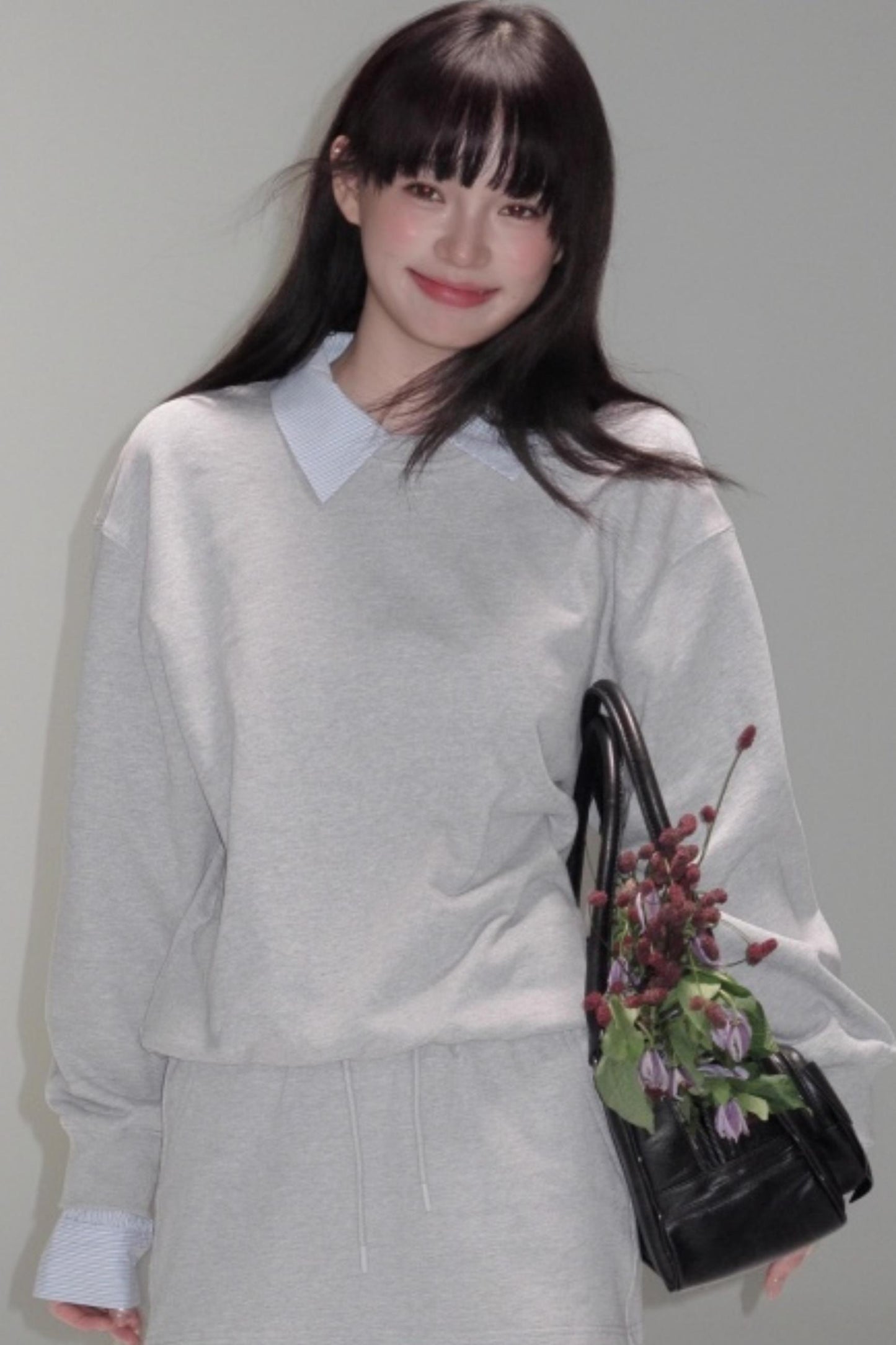 Brilliant Season Sweatshirt Skirt Set-Up