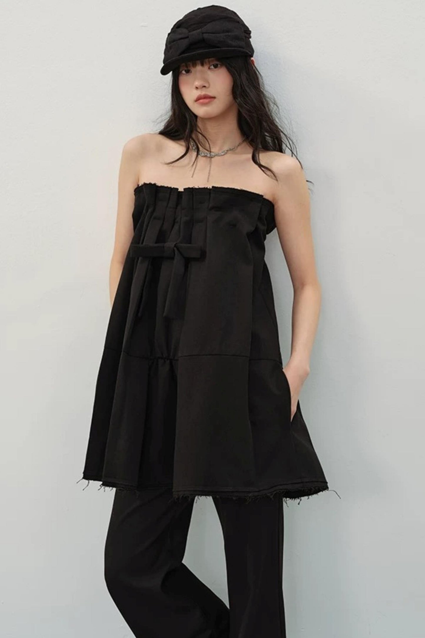 Midnight Love Bow Dress