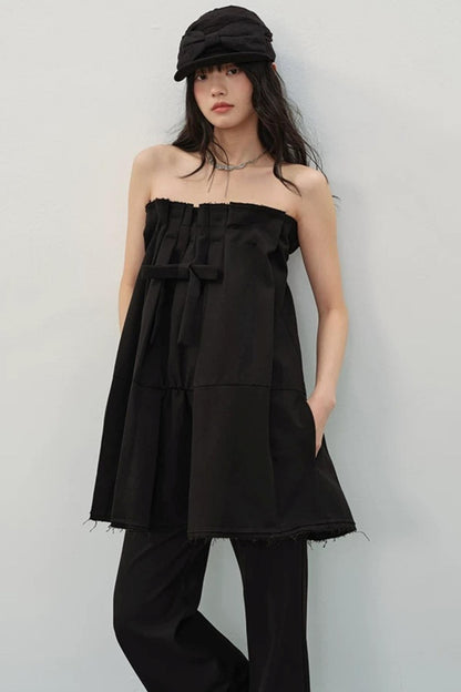 Midnight Love Bow Dress