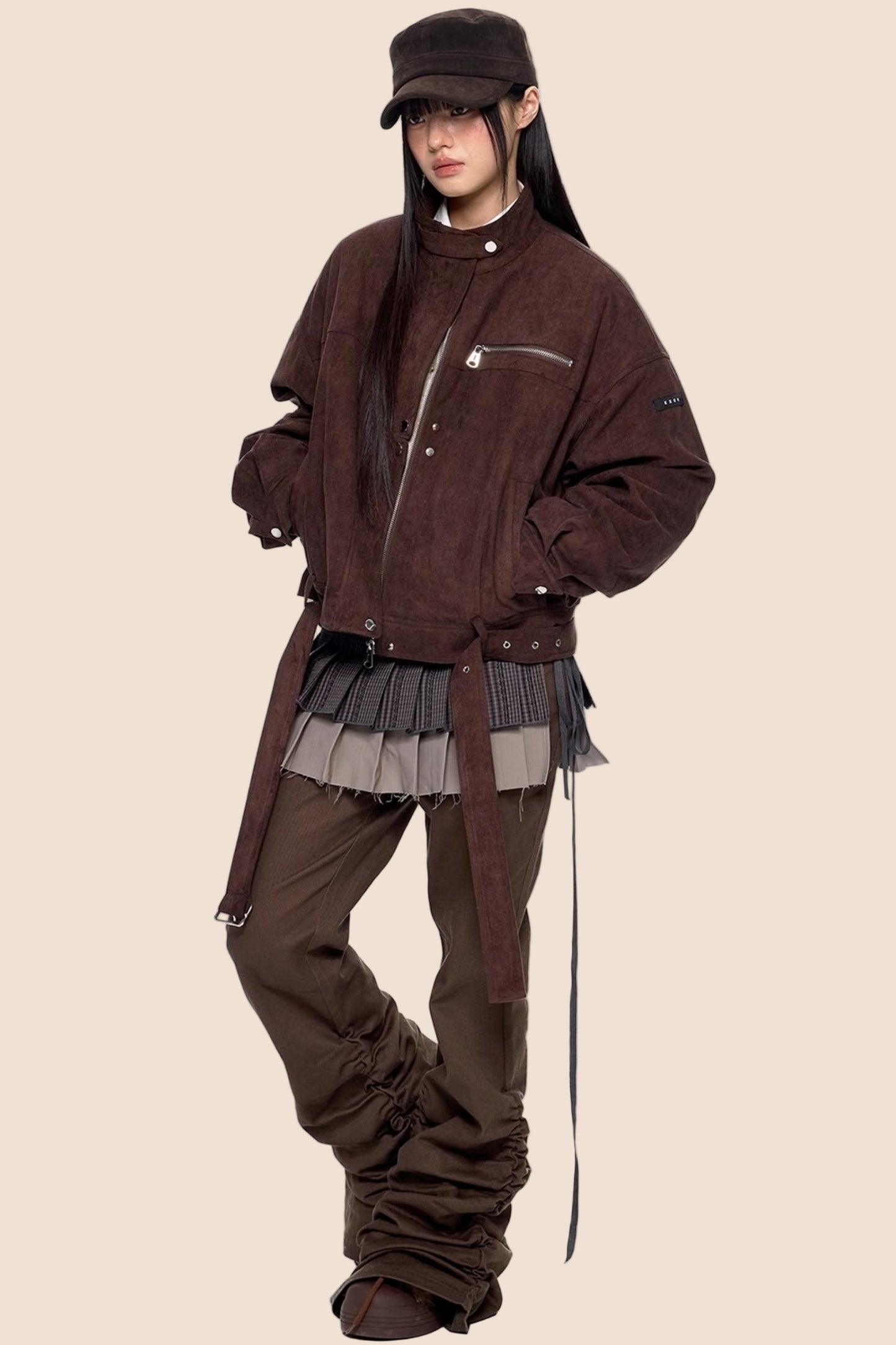 Layered Patchwork Skirt