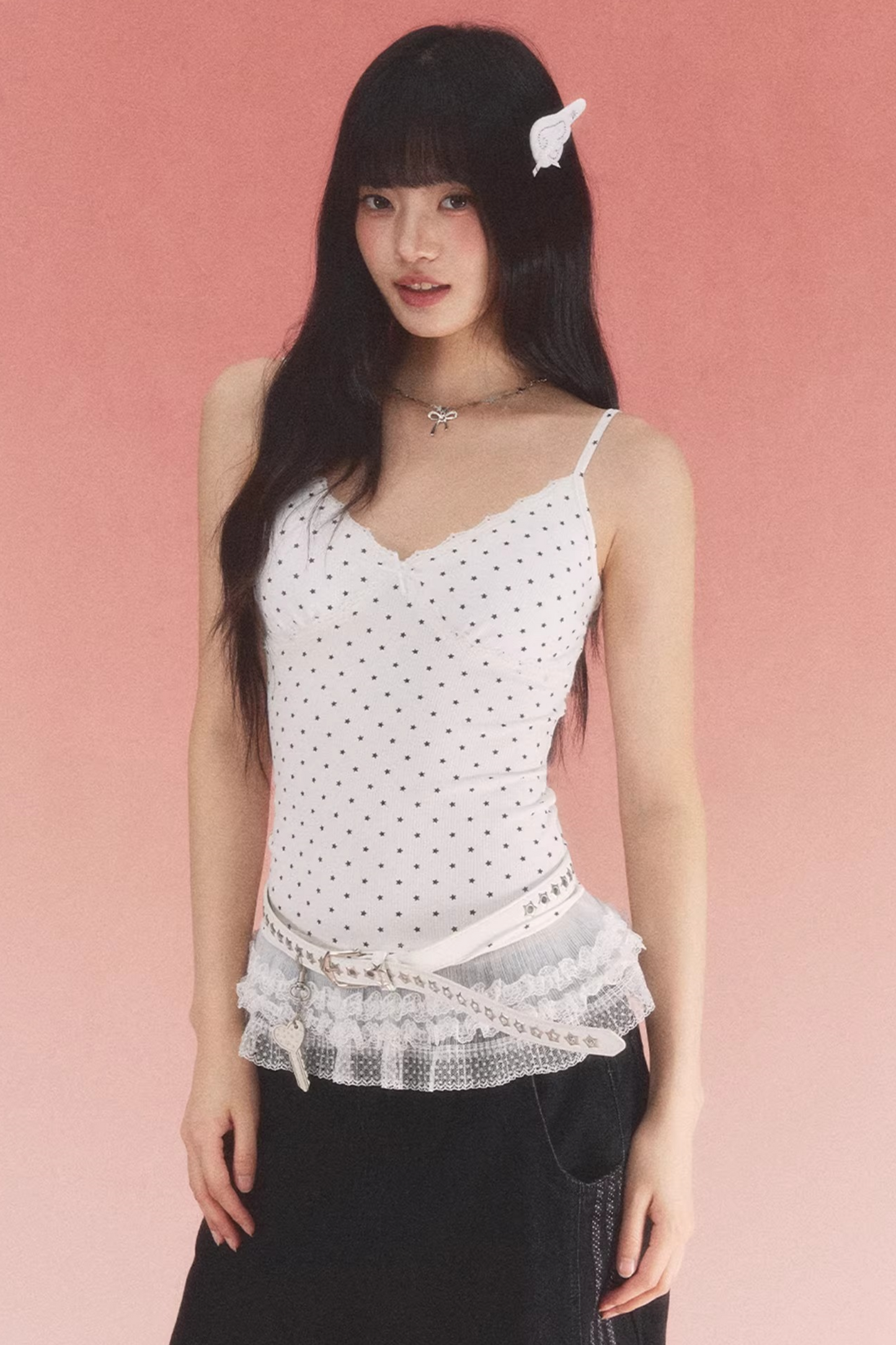 Starry Lace Camisole Top
