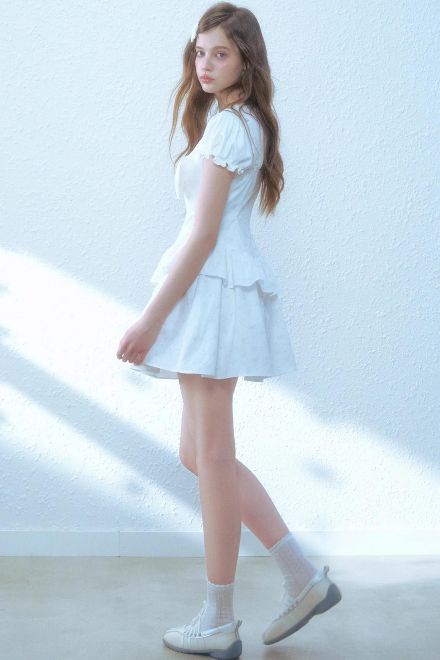 Floral Halter Poncho Dress