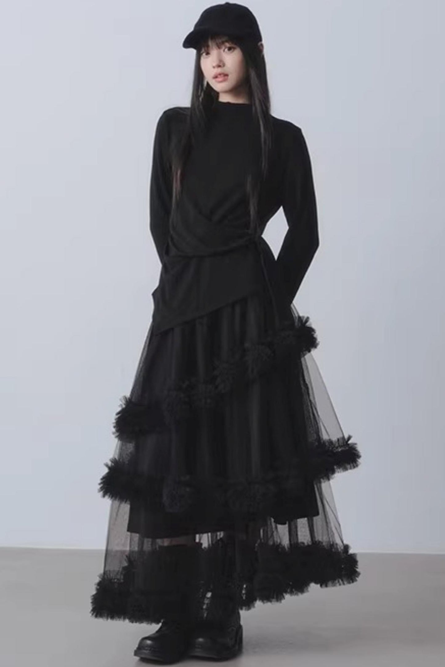 Black Alocasia Base Layer Top