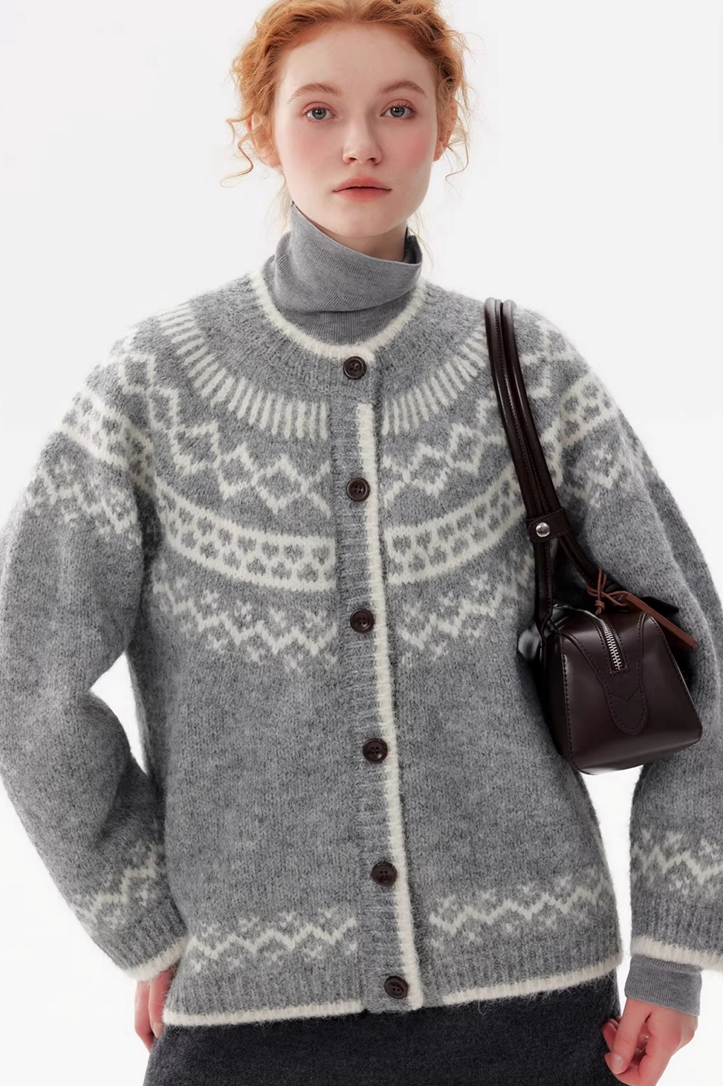 Fair Isle Jacquard Cardigan