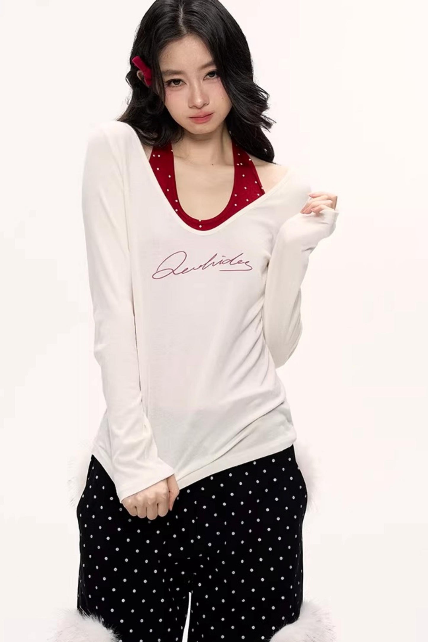 Strawberry Boba Two-Piece Set